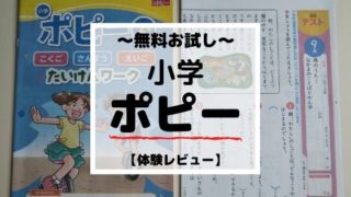 【通信教育】小学生ポピーを無料お試しした体験レビュー