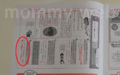 小学ポピーは採点基準が明確に書かれている